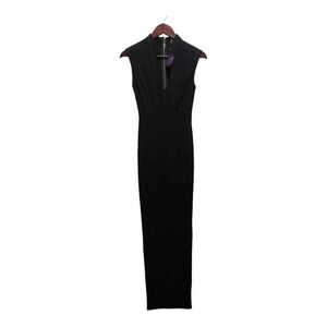 NWT‎ Long sleeveless black dress by Windsor.  Size small